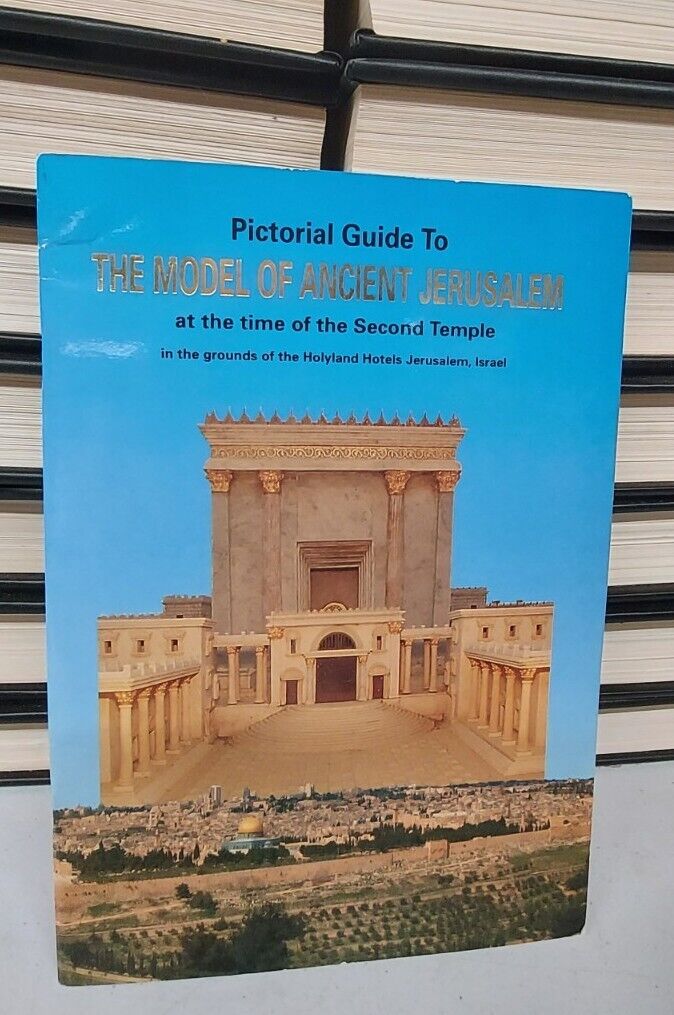 Book Pictorial Guide Model Ancient Jerusalem Second Temple Israel Museum Travel