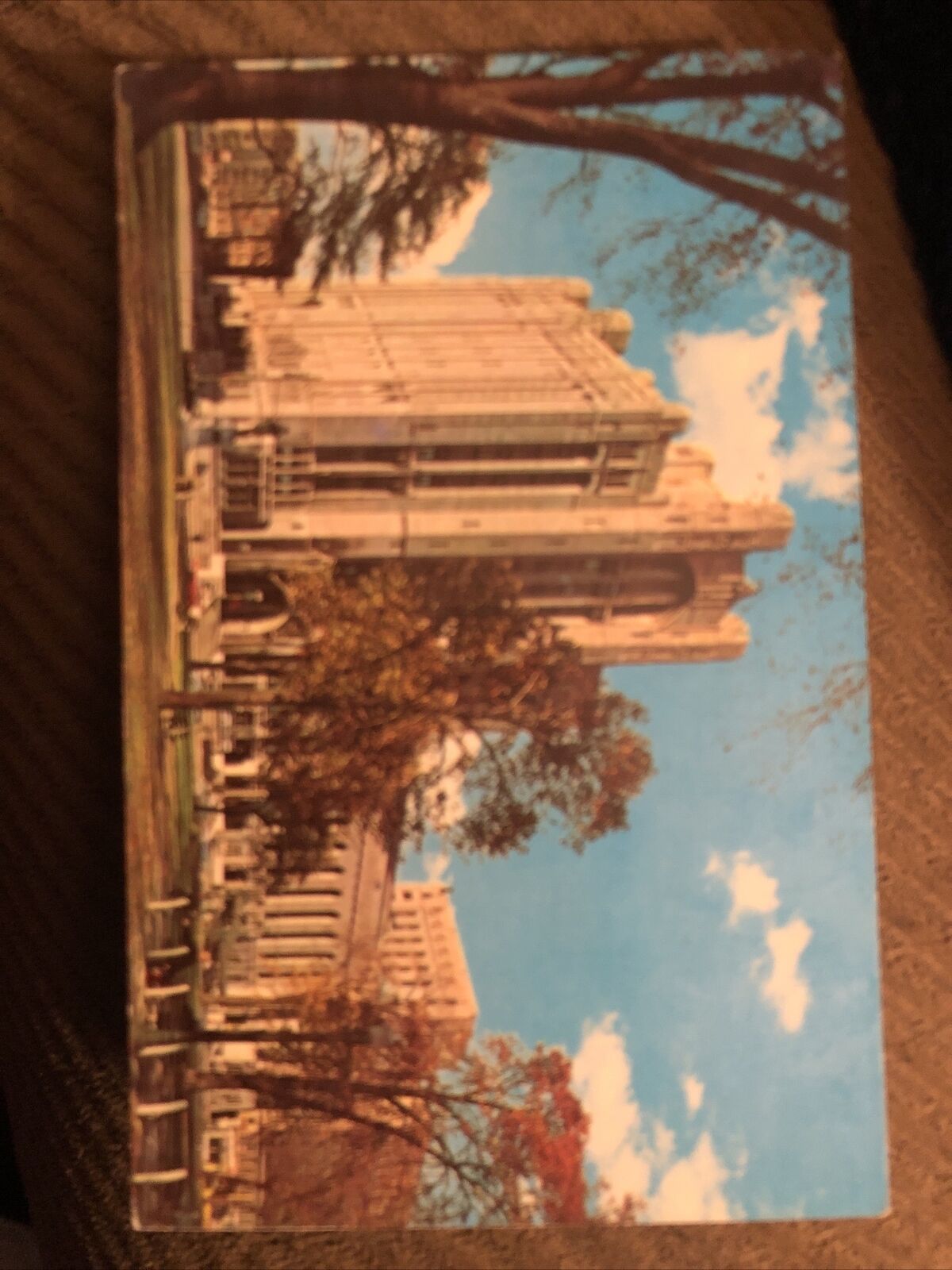 Vintage Postcard, The Masonic Temple Detroit, Michigan. c1963
