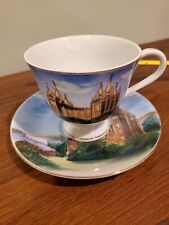 Utah Mormon Temple Tea Cup And Saucer picture