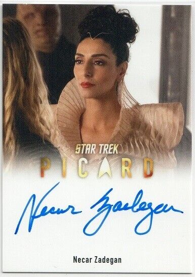 Star Trek Picard Season One - Auto Card - A50 Necar Zadegan as Bjayzl