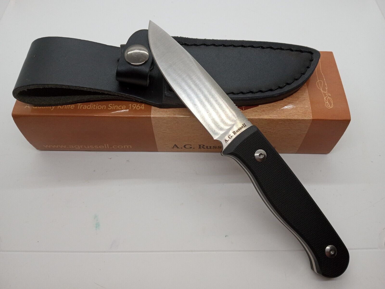 A.G. Russell Hunter fixed blade knife...D2