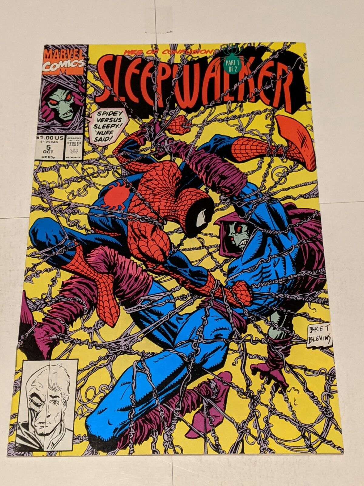 Sleepwalker #5 October 1991 Marvel Comics SPIDER-MAN