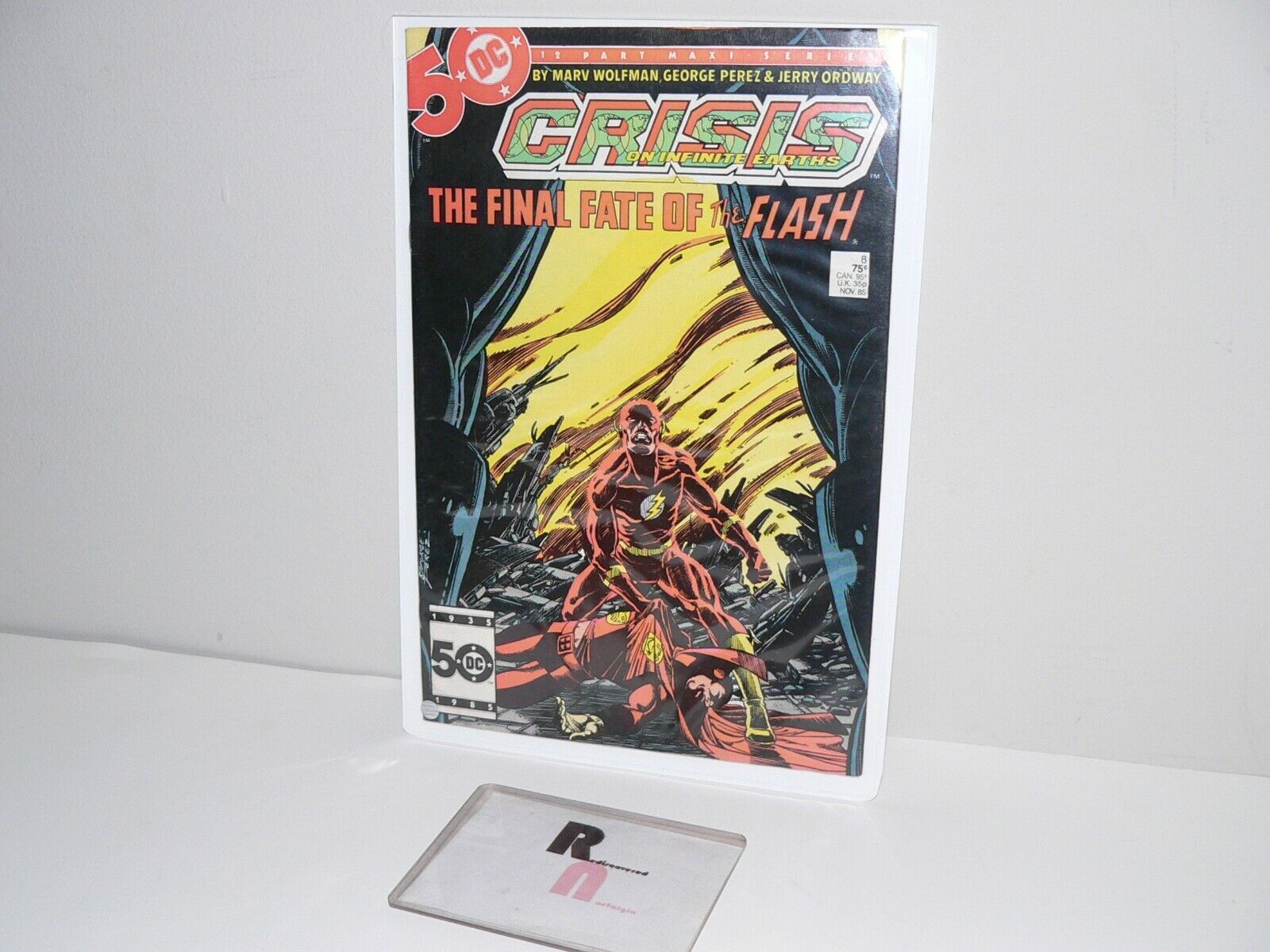 Crisis On Infinite Earths #8 Death of Flash 