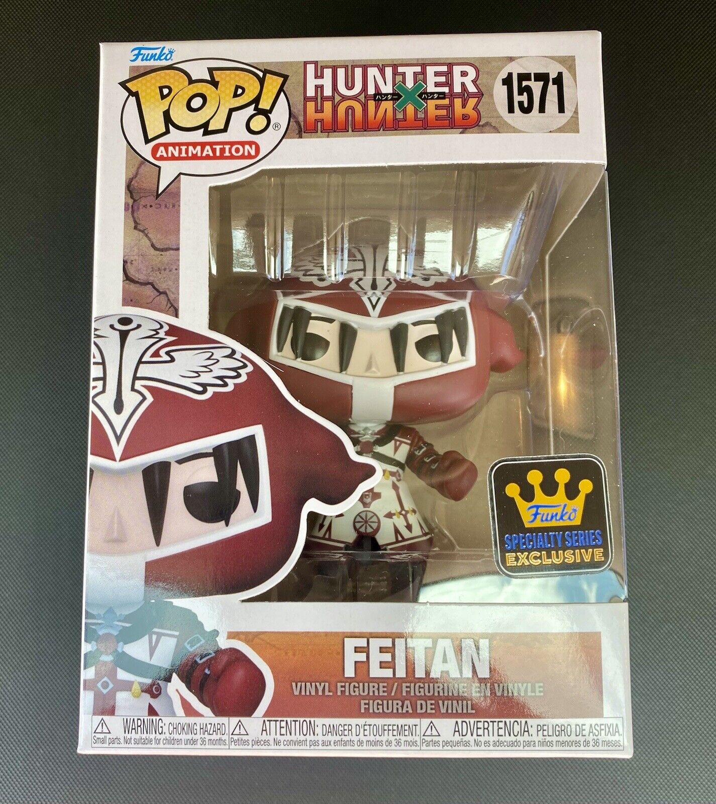 Funko POP Hunter Hunter Feitan Pain Packer 1571 Specialty Series W/ Protector