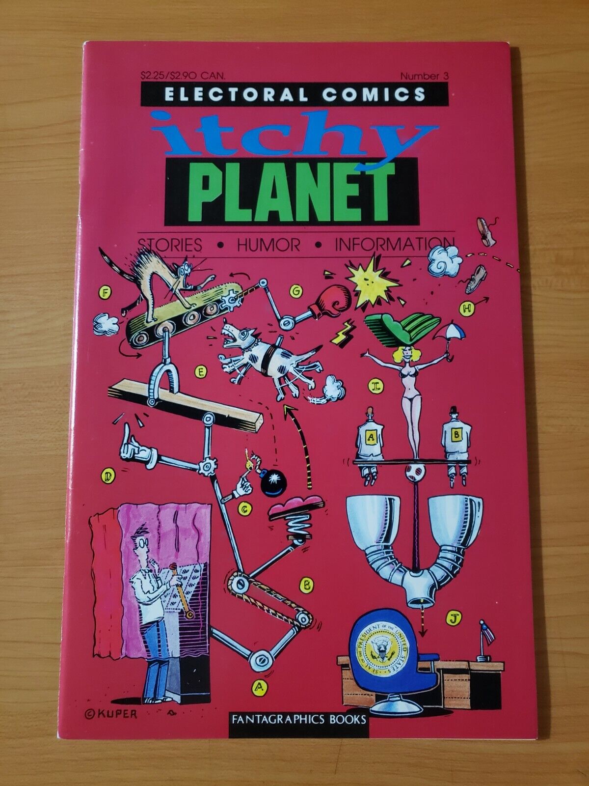 Itchy Planet #3 ~ NEAR MINT NM ~ 1988 Fantagraphics Comics