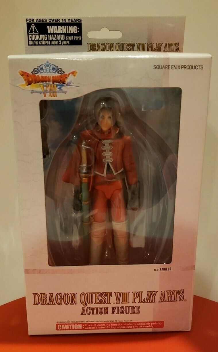 Dragon Quest VIII - Angelo Play Arts by Square Enix Action Figure - Box damage