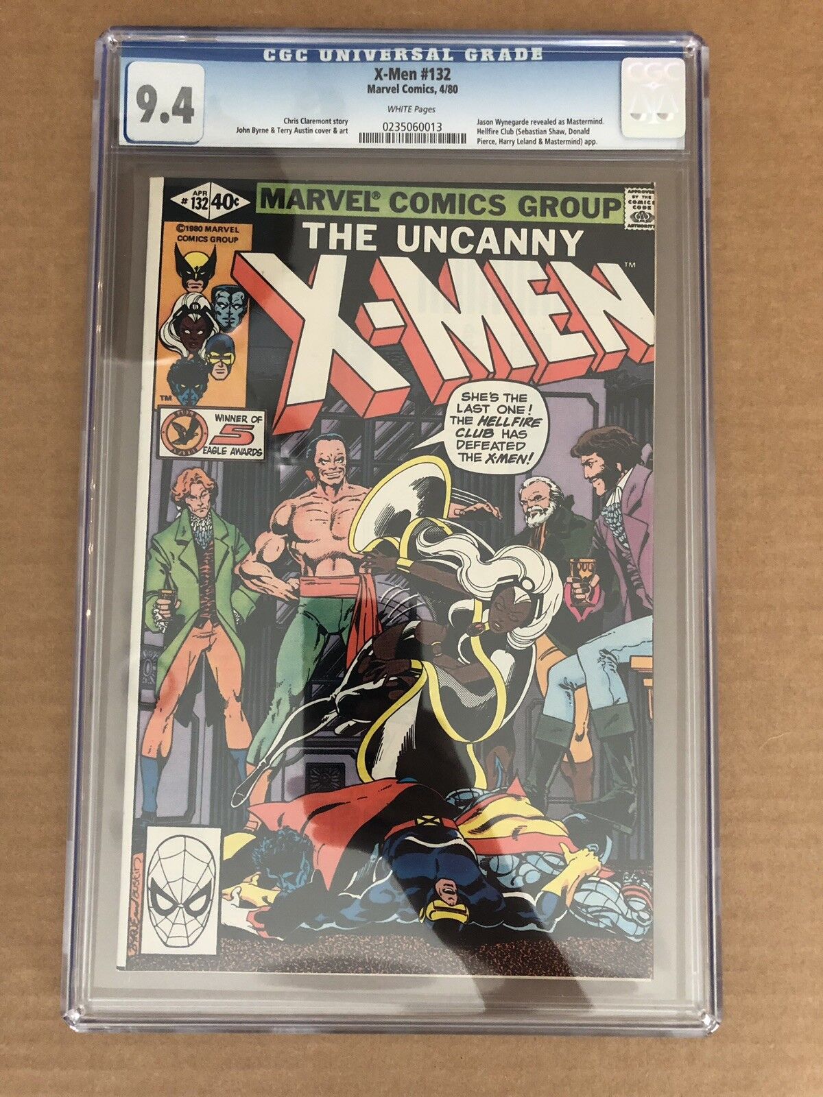 Uncanny X-Men #132 - CGC 9.4 Dark Phoenix Saga X-Men vs Hellfire Club like 101 