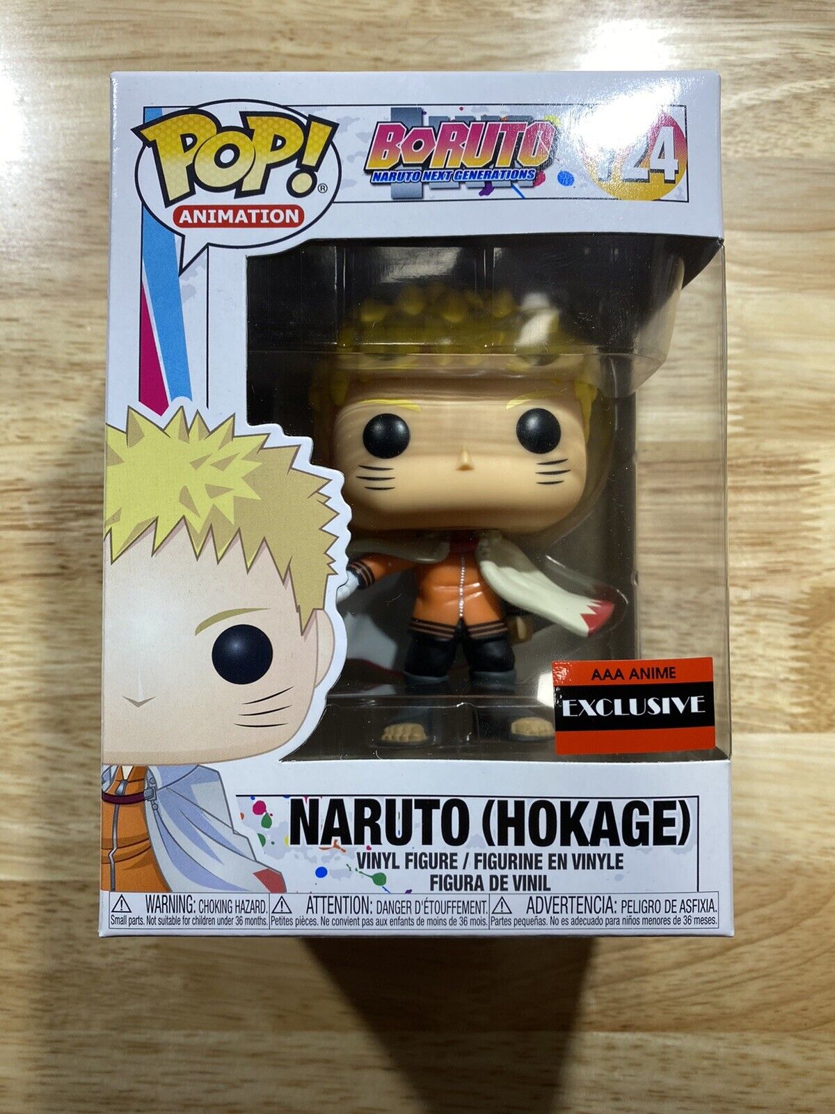 Funko Pop Boruto Naruto Hokage AAA Anime Exclusive #724