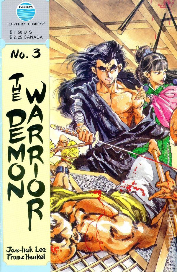 Demon Warrior #3 FN+ 6.5 1987 Stock Image