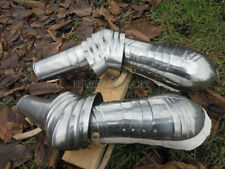 16GA Medieval Warrior Larp Gothic Arm Protectector Full Medieval Larp Pauldrons picture