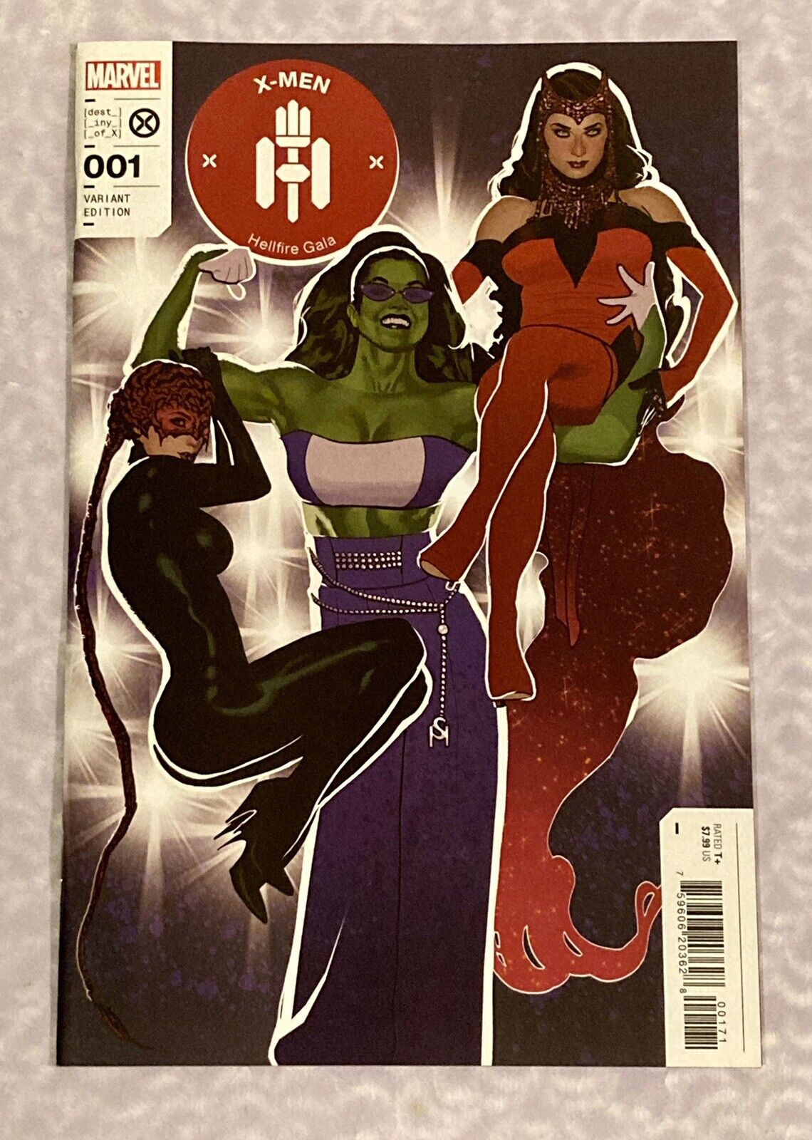 X-Men Hellfire Gala #1 Adam Hughes 1:50 Variant She-Hulk Black Widow