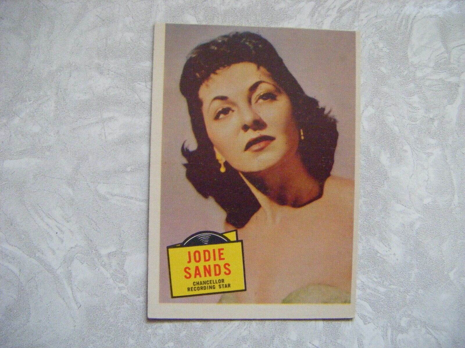  1957 Topps Hit Stars Card 43 Jodie Sands