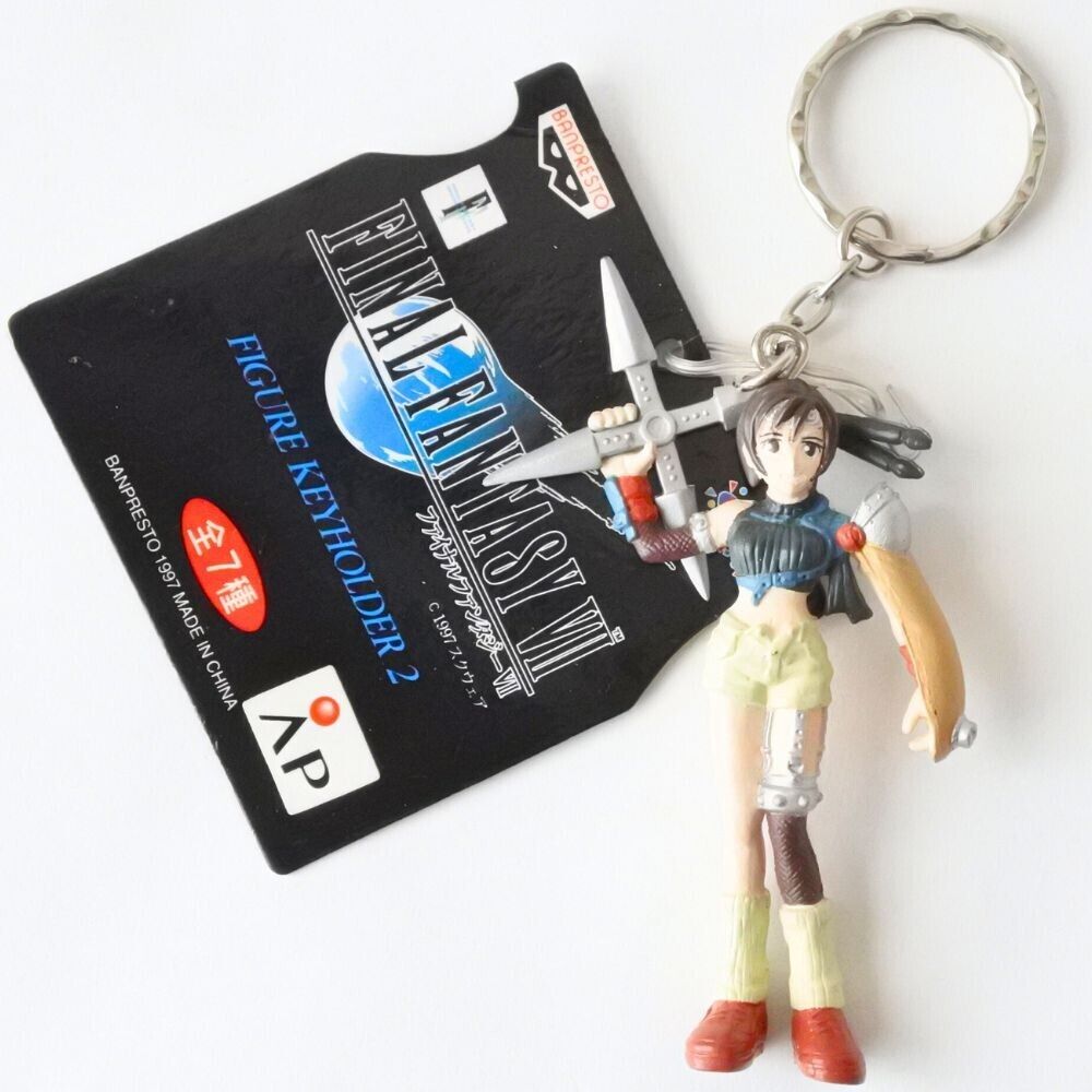 Final Fantasy VII FF 7 Yuffie Kisaragi Figure Key Chain Holder Charm BANPRESTO
