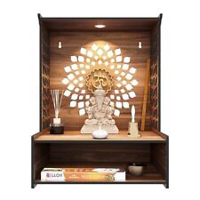 Temple for Home,Wooden Temple for Home Pooja Stand with LED Spot Light picture
