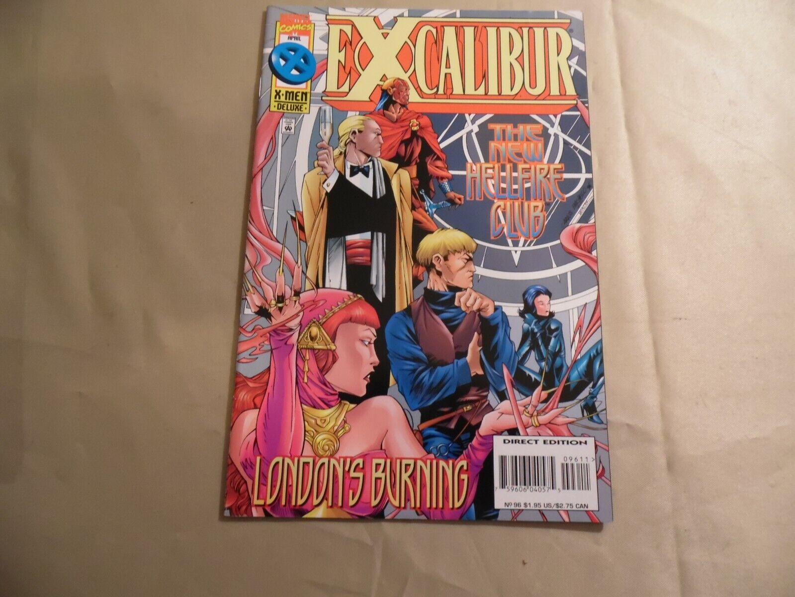 Excaliber #96 (Marvel 1996) New Hellfire Club  / Free Domestic Shipping