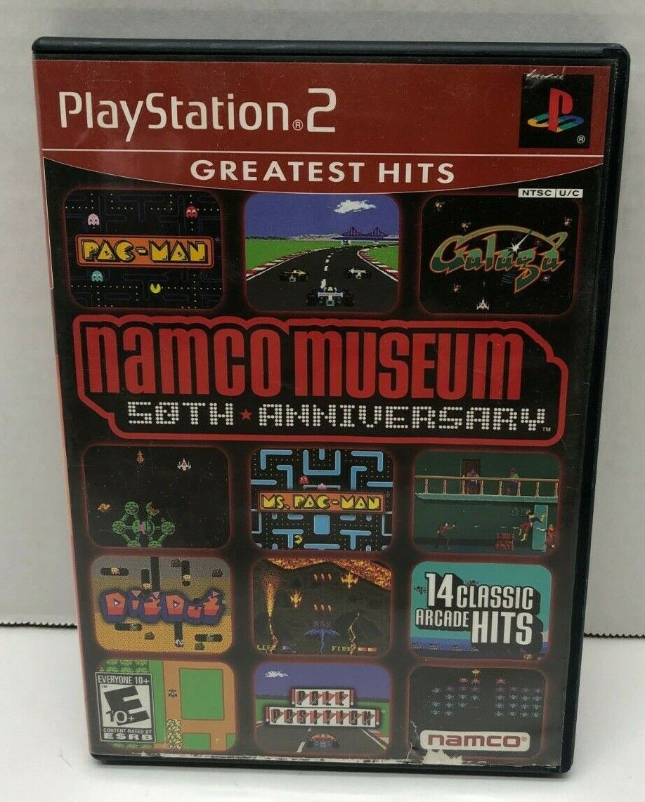 namco museum 50th anniversary ps2 cover