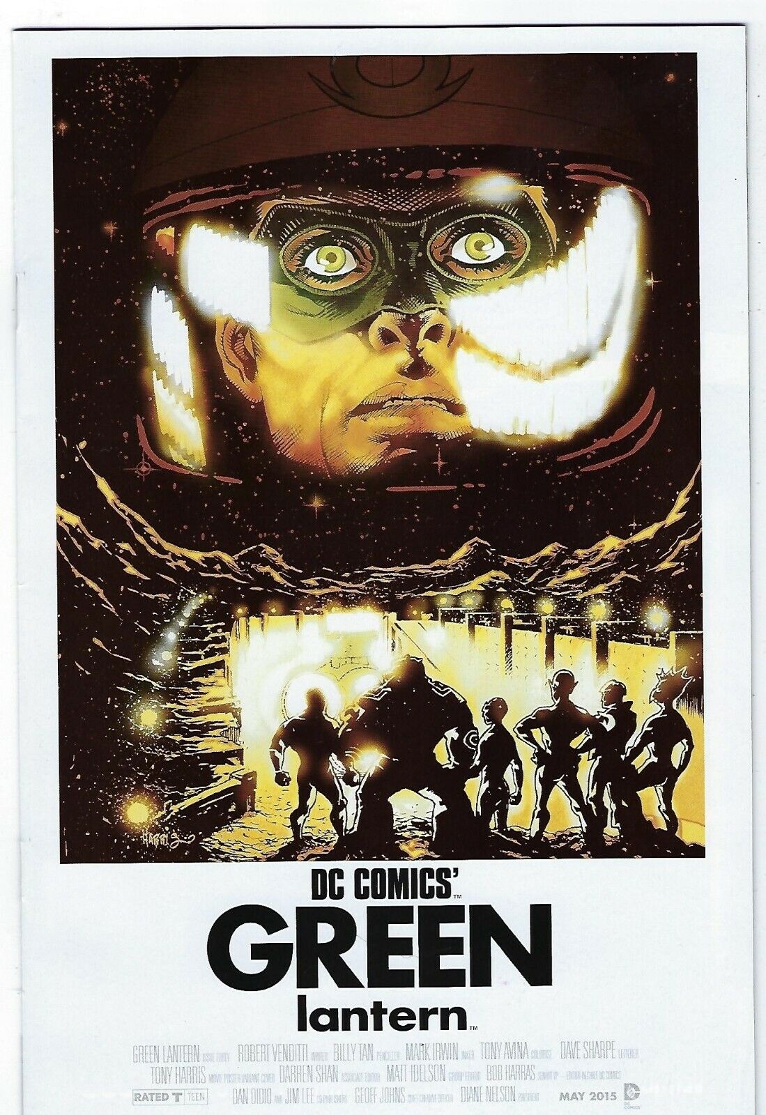Green Lantern # 40 Movie Poster Variant 2001 A Space Odyssey NM DC New 52 N52