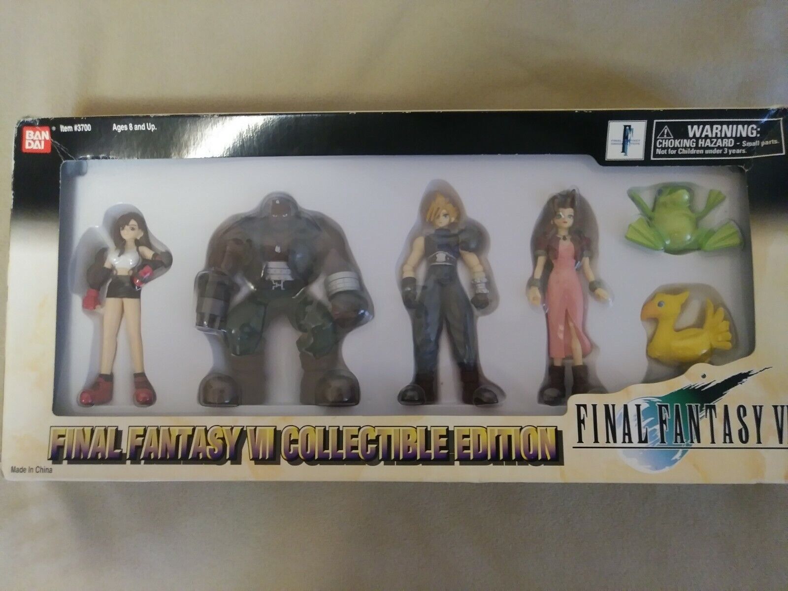 Final Fantasy VII Collectible Edition 6 Figure Box Set Bandai 1998 Square Soft