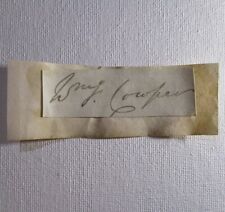 William Cowper-Temple, 1st Baron Mount Temple Autograph, Signed 1811-1888, MP UK picture