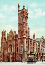 C.1901-07 Philadelphia, PA Masonic Temple Exterior. Trolley Car. Monuments. picture