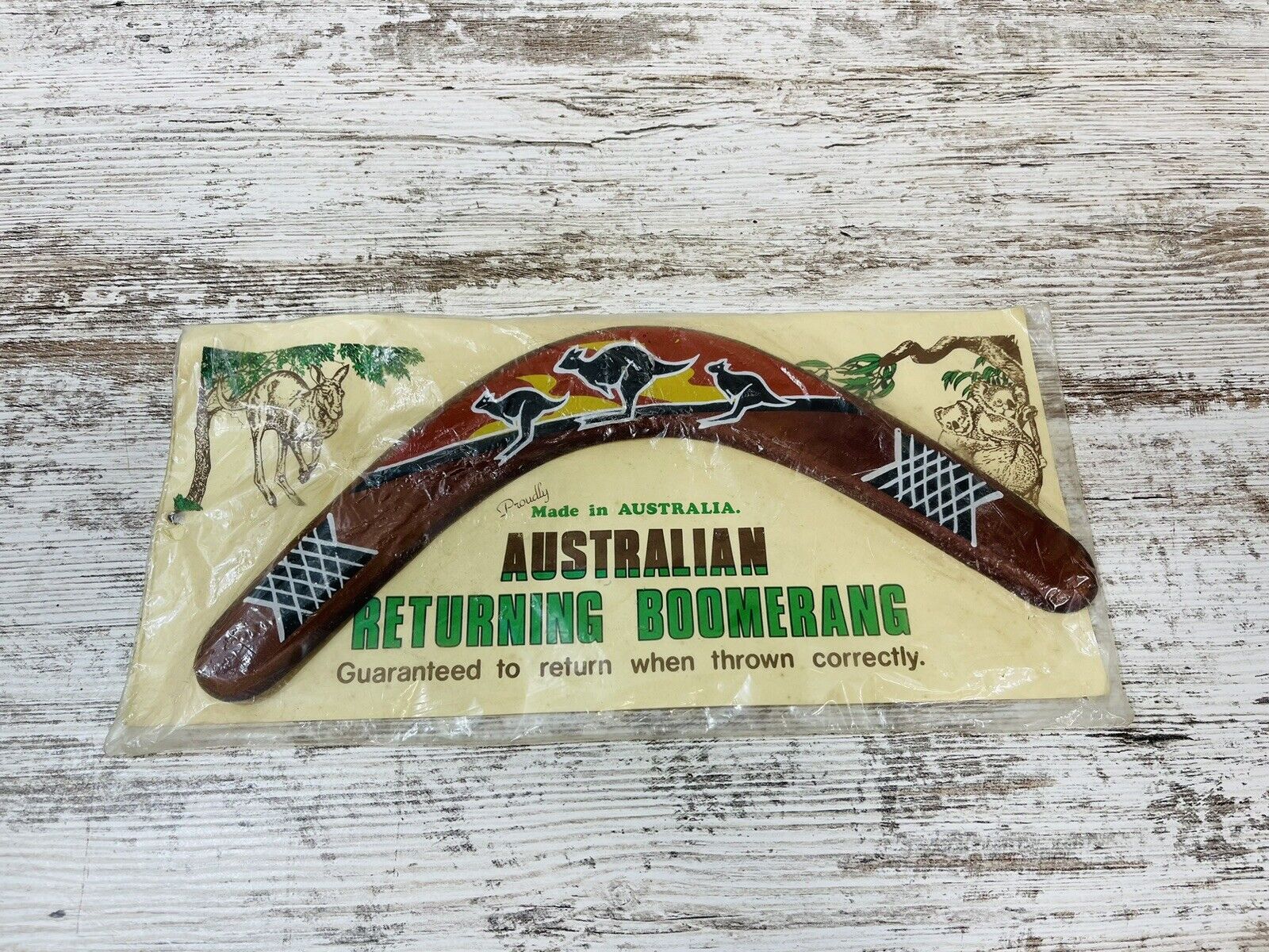 NEW Australian Returning Boomerang Hand Painted Made in Australia