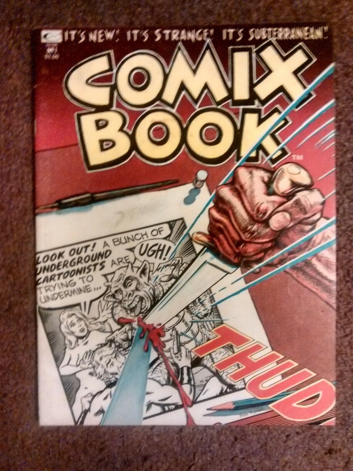COMIX BOOK #1- Justin Green*Kim Deitch*Bill Griffith*Bob Armstrong*\'75 1st Print
