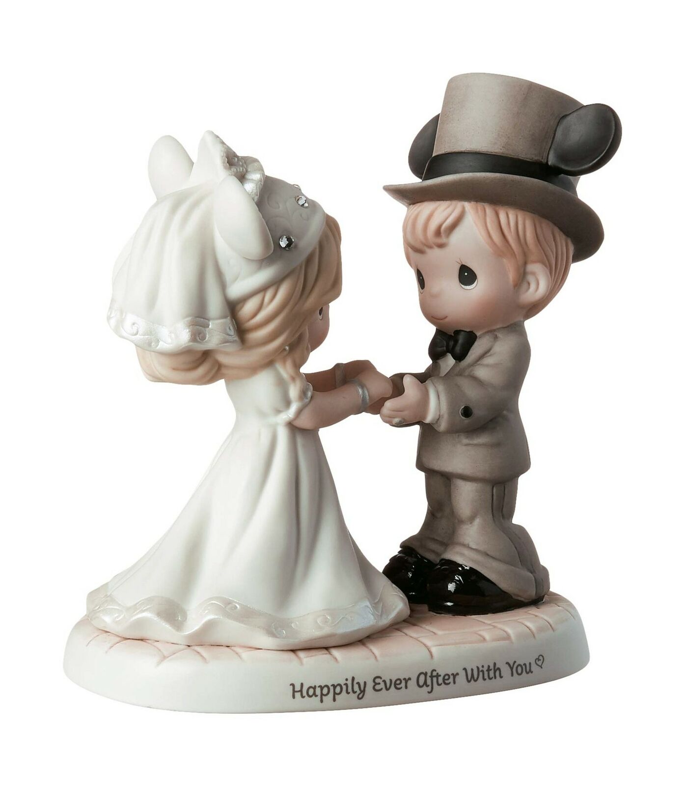 Precious Moments Disney Showcase Wedding Couple 191061 Figurine, One Size, Mu...