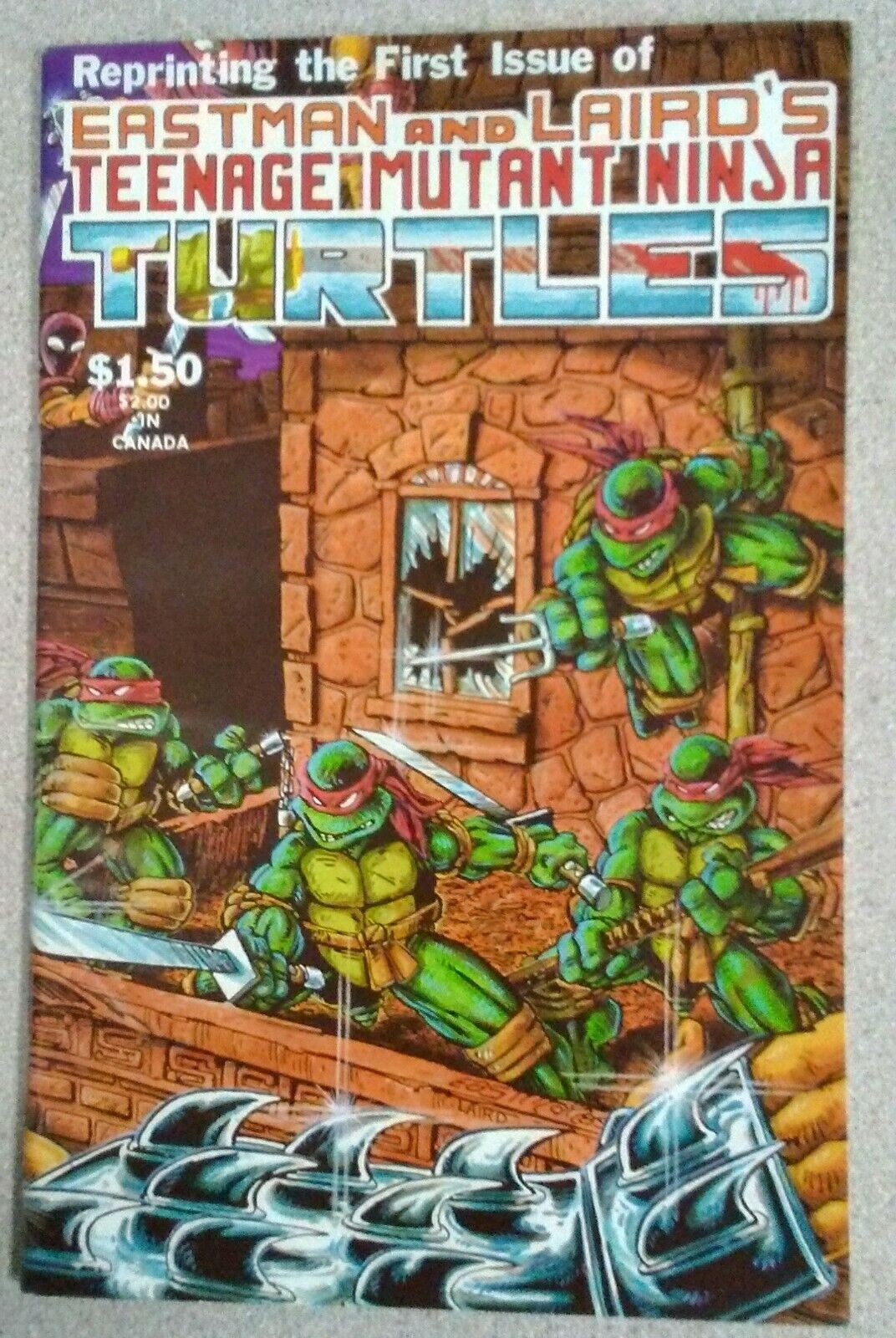 Teenage mutant ninja turtles 1 4th print