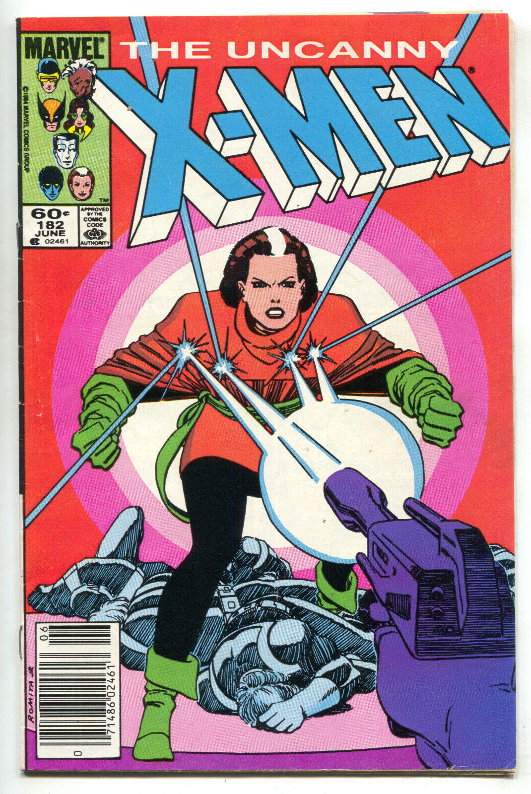 Uncanny X-Men 182 Marvel 1984 VG Rogue SHIELD Nick Fury Hellfire Club