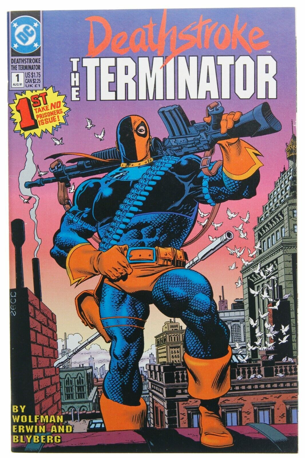 Deathstroke the Terminator 1 NM 1991 Titans villain First Deathstroke solo comic