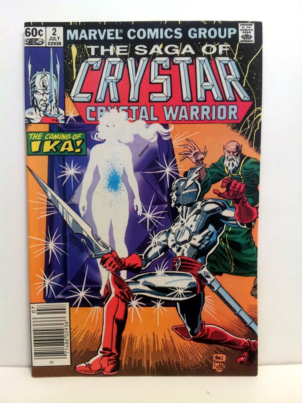 Saga of Crystar, Crystal Warrior #2 (Jul 1983, Marvel) New, Mint condition 