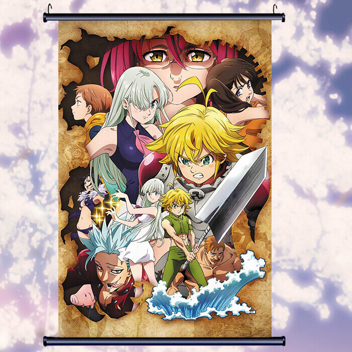 Anime The Seven Deadly Sins Home Decor Poster Wall Scroll 60*90cm Mural #26BB