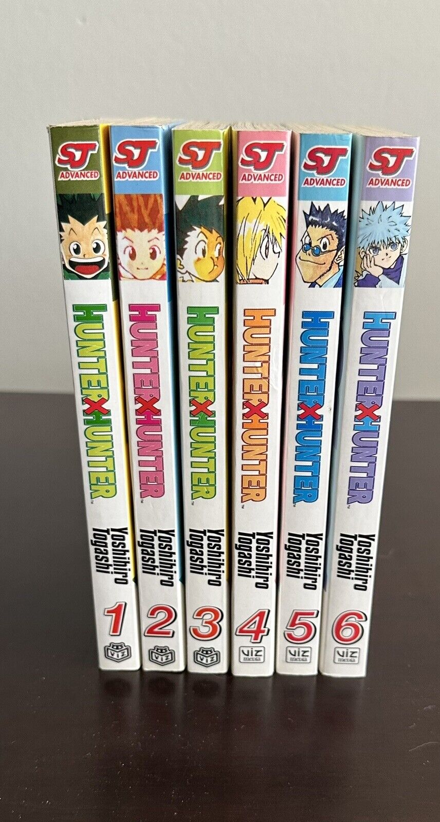 Hunter x Hunter manga volumes 1-6