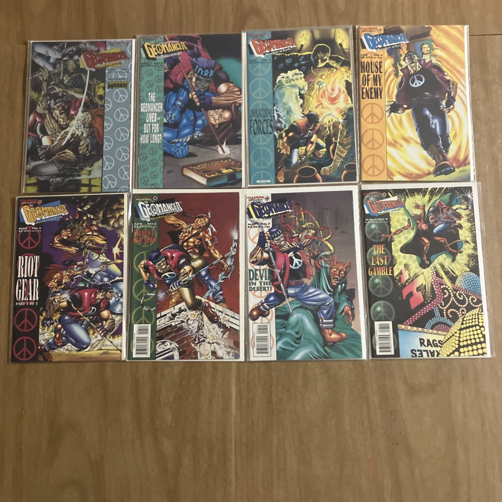 The Geomancer #1-8: Valiant Comics 1994, Maurice Fontinot, Rags Morales
