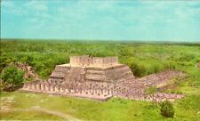 Temple of the Warriors, Chichen Itza, Yucatan, Mexico chrome Postcard picture