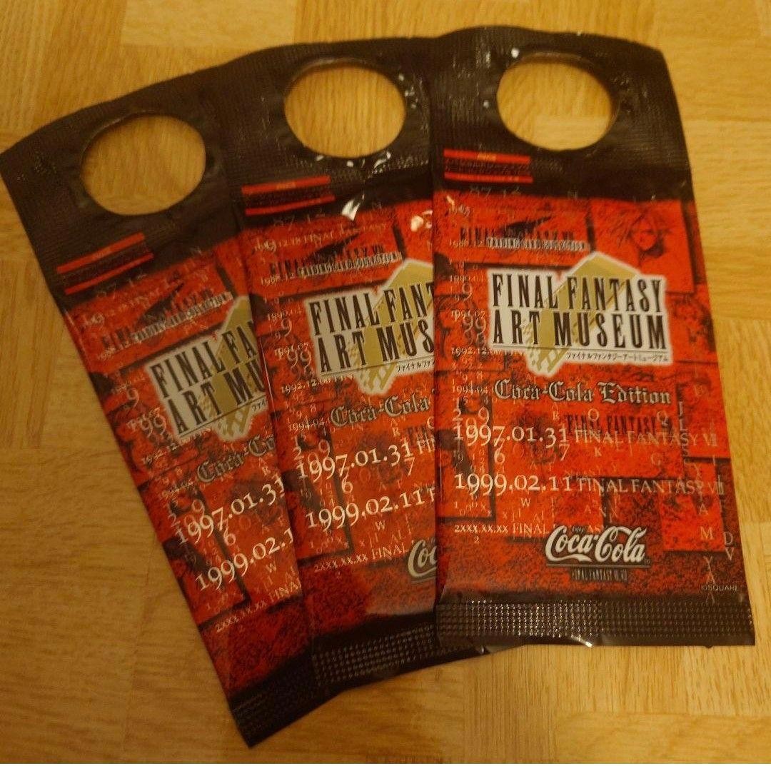 Coca-Cola Final Fantasy Art Museum 3-9 packs Coca-Cola Final Fantasy Art Museum 3-9 packs