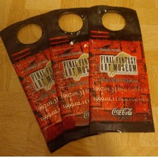 Coca-Cola Final Fantasy Art Museum 3-9 packs picture