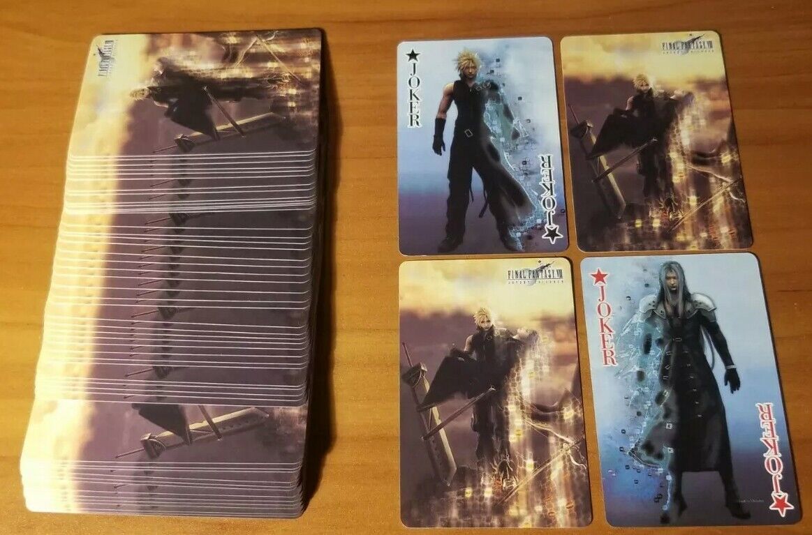 Final Fantasy VII Advent Children Playing Cards