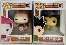 Funko Pop Hunter x Hunter Hisoka #652 & Gon Freecss #651 Common Set of 2 picture