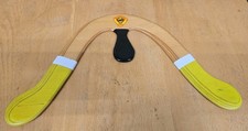 Wooden Rusty Harding Boomerang Man Hand Painted Old Vintage Rare Design picture