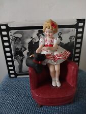 SHIRLEY TEMPLE STAND UP AND CHEER NOSTALGIA COLLECTIBLES FIGURINE w/ BOX #3498 picture