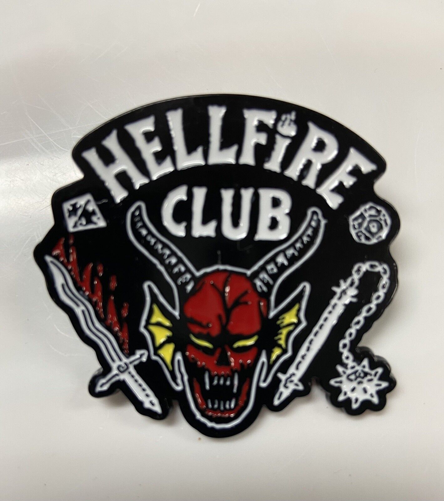 HellFire Club Stranger Things Enamel Pin  