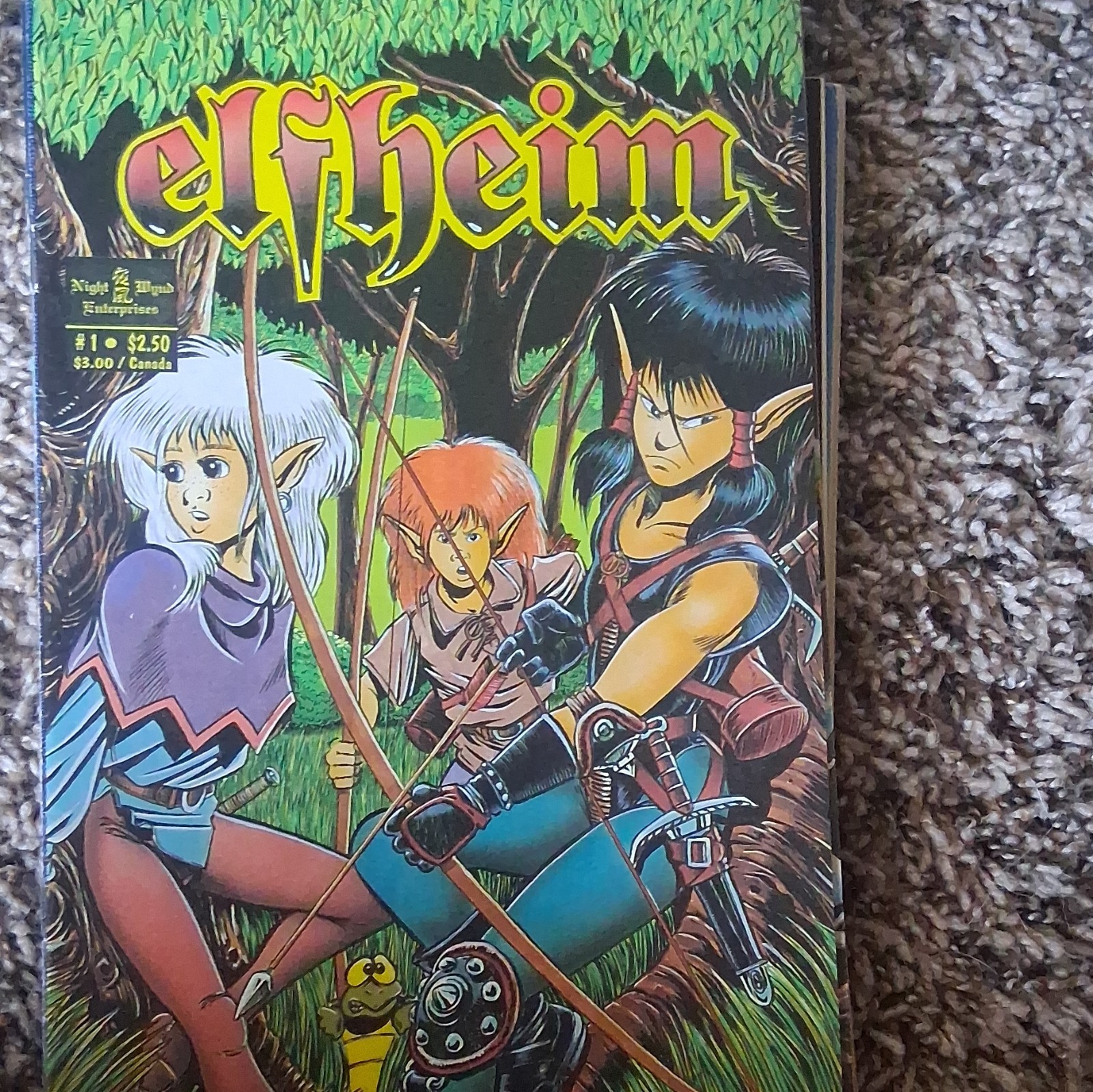 Night Wynd Enterprises Elfheim #1 Fantasy Color Single Issue Comic Book English