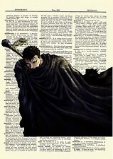 Berserk Guts Anime Dictionary Art Print Poster Picture  picture