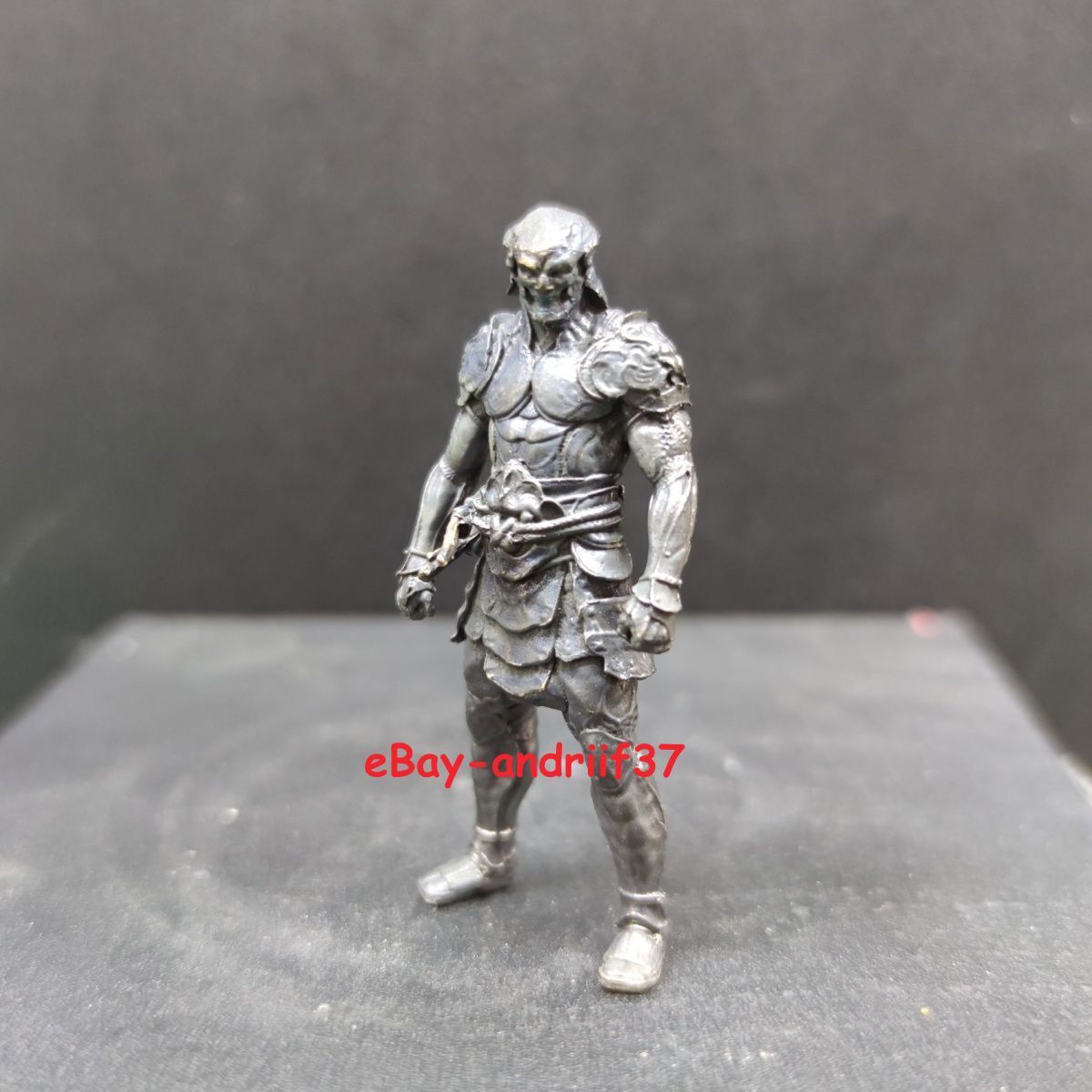 Brass Samurai Figurine Warrior Ninja Action Figure Collectible Model Mens Gift