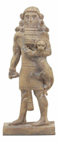 Ebros Louvre Museum Ancient Assyrian Warrior Gilgamesh Statue 8.75