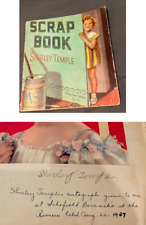 Antique 1937 Shirley Temple Authentic Signed autograph book PSA COA picture