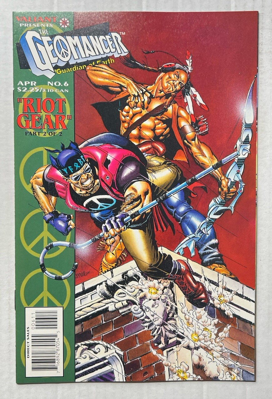 Geomancer Guardian Of Earth #6 Valiant Comic Book Geomancer Guardian Of Earth #6 Valiant Comic Book