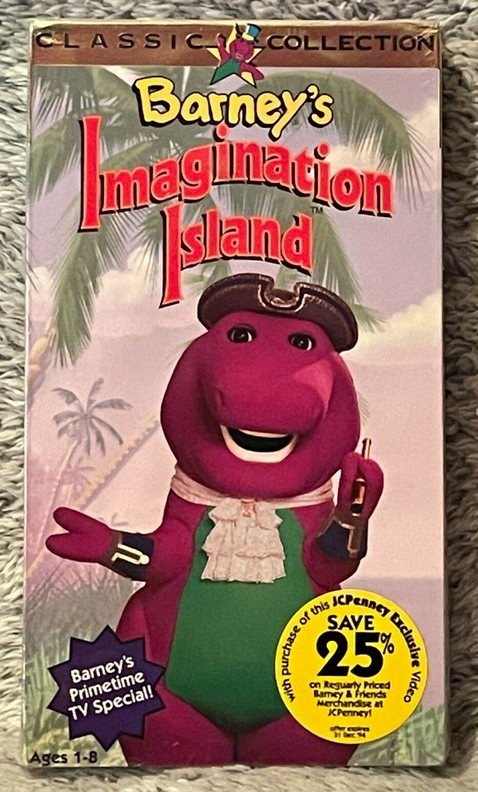 Barney\'s Imagination Island JCPenney Exclusive VHS VCR NEW SEALED