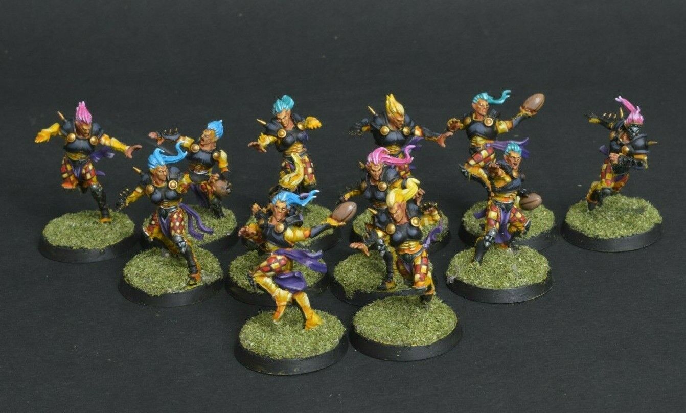 The Elfheim Eagles Blood Bowl ** COMMISSION ** painting